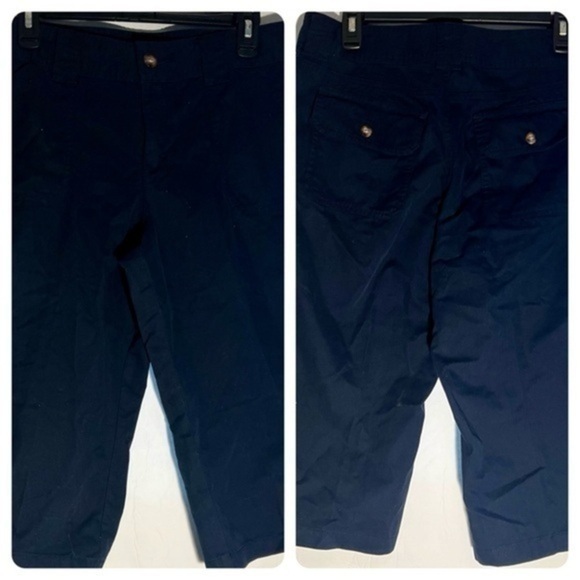 CABELA’S WOMEN’S BLACK WALKING CAPRI PANTS SIZE 10 OUTDOOR WEAR - Picture 1 of 10
